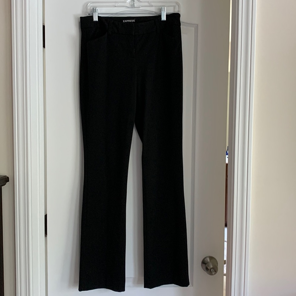 Express Editor black boot cut pants, size 2R.